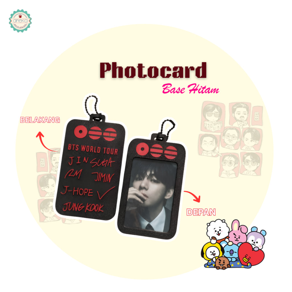 3D PRINT - BTS Fidget Clicker Karakter / Gantungan Kunci Arirang / Special Edition Character BT21 / Keychain / Photo Card Holder /