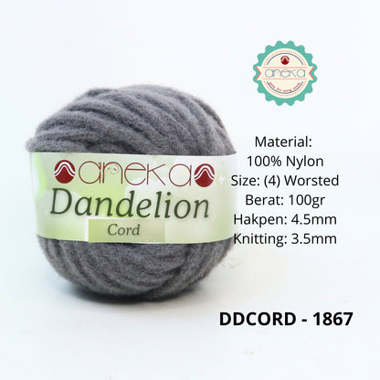 KATALOG - Benang Rajut Dandelion Cord / Crochet Knitting Cord Yarn