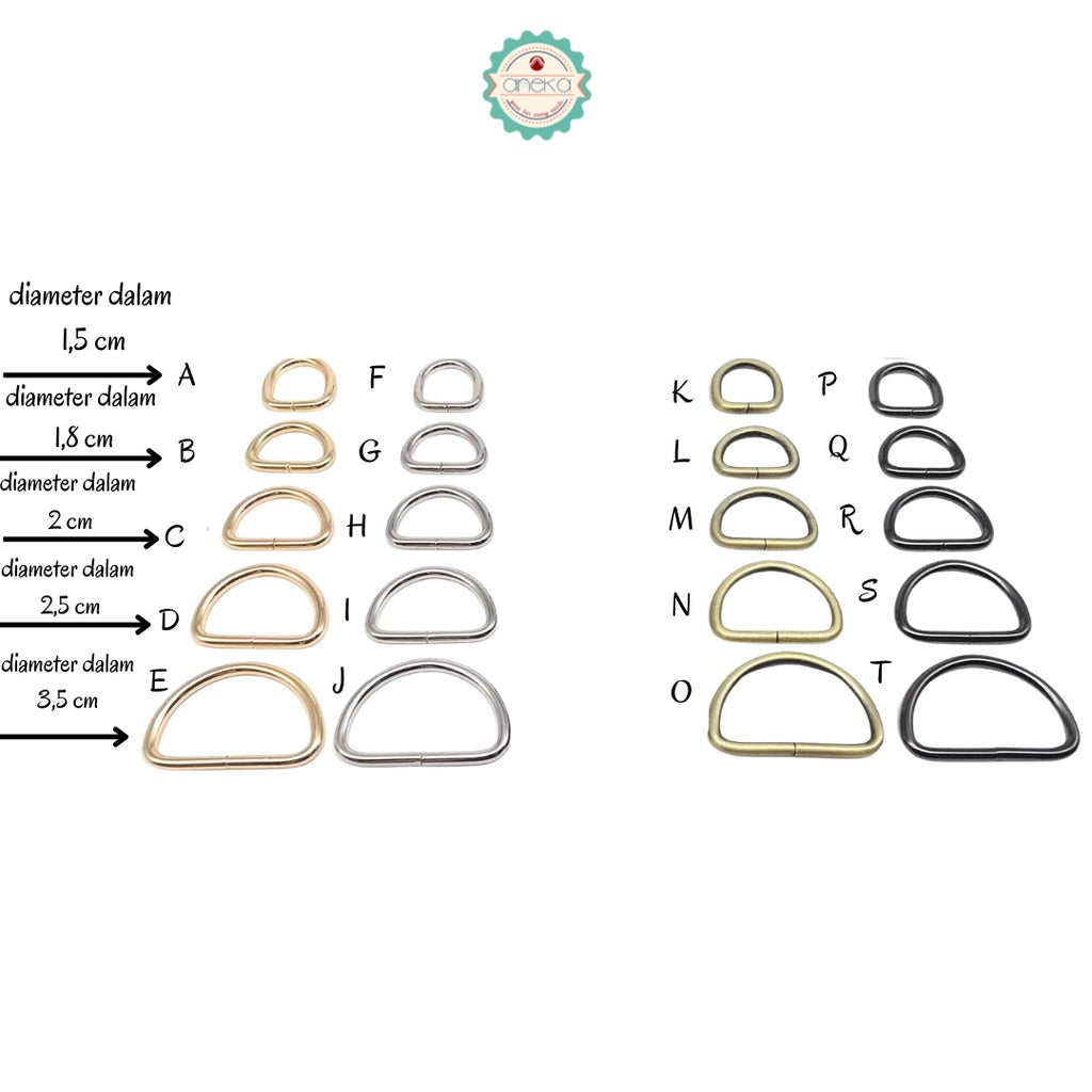 ANEKA - [2PCS] Ring D