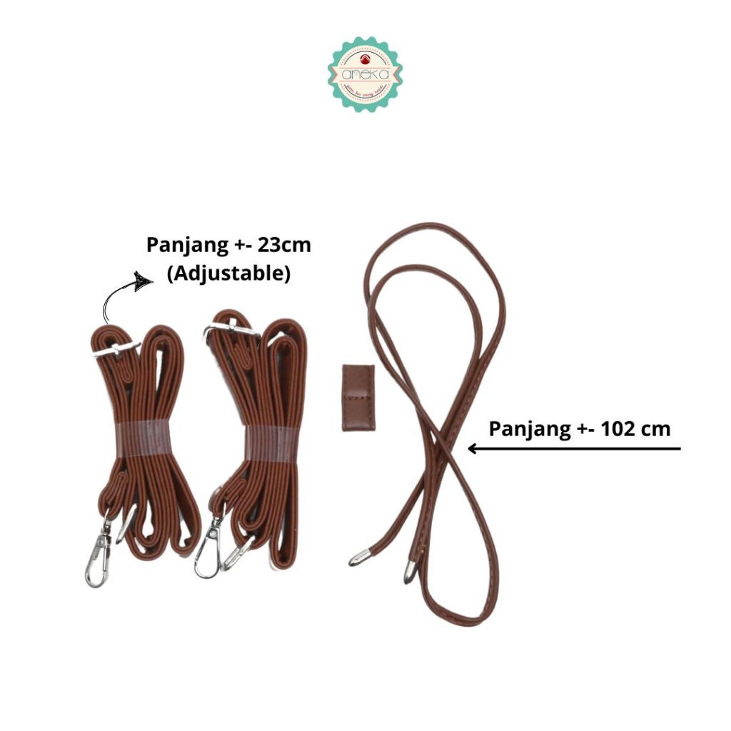 KATALOG - Kulit Tas Sintetis Kerajinan Aksesoris / PU Leather Handmade Handbag DIY Woven Bag Set with Hardware Accessories /Shoulder Strap for Women Backpack