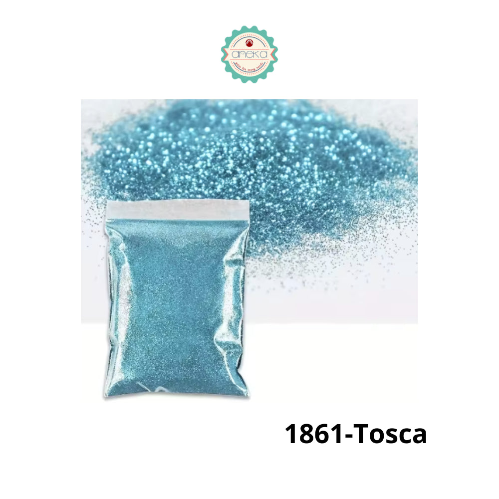 KATALOG - [50 gram] Glitter Warna Bubuk Halus / Serbuk Kerajinan DIY