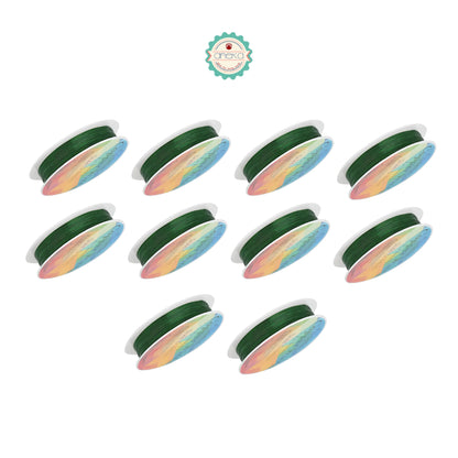 KATALOG - [1 SLOP] Kawat Stainless / Steel Wire For Bracelet / Tiger Tail Beading / 10 PCS