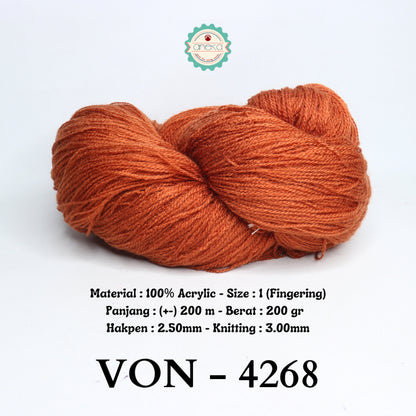 KATALOG - Benang Rajut Wool / Wol / Siet Yarn 200 gram VONEL (BENTUK HANK, TIDAK DIGULUNG) PART 2