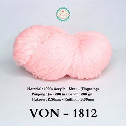 KATALOG - Benang Rajut Wool / Wol / Siet Yarn 200 gram VONEL (BENTUK HANK, TIDAK DIGULUNG) PART 2