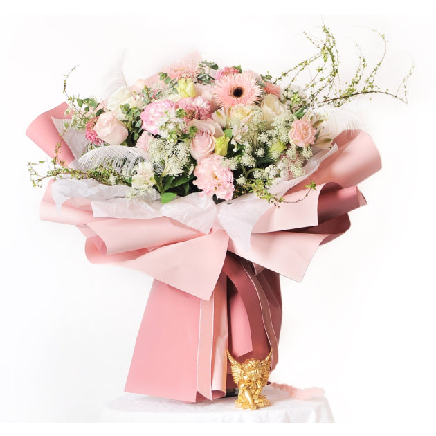 AnekaBenang - [Sheet] One Color Flower Wrapping Paper Cellophane Paperwrap Flower Bouquet Flower Wrapping / Flower Wrapping