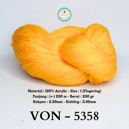 KATALOG - Benang Rajut Wool / Wol / Siet Yarn 200 gram VONEL (BENTUK HANK, TIDAK DIGULUNG) PART 1
