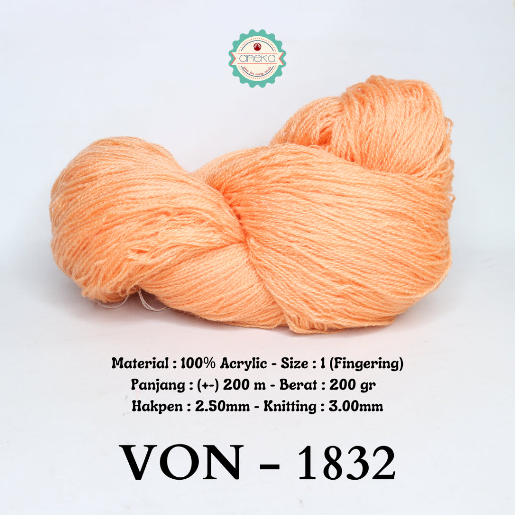 KATALOG - Benang Rajut Wool / Wol / Siet Yarn 200 gram VONEL (BENTUK HANK, TIDAK DIGULUNG) PART 2
