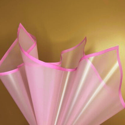 ANEKA - [ 20 Lembar ] Kertas Cellophane Buket Bunga [Matt List] Flower Wrapping Paper Celophane