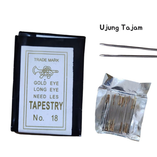 ANEKA - Jarum Strimin / Jarum Sulam - Tajam