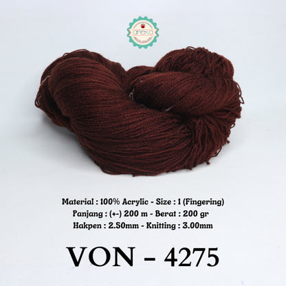 KATALOG - Benang Rajut Wool / Wol / Siet Yarn 200 gram VONEL (BENTUK HANK, TIDAK DIGULUNG) PART 1