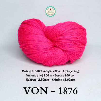 KATALOG - Benang Rajut Wool / Wol / Siet Yarn 200 gram VONEL (BENTUK HANK, TIDAK DIGULUNG) PART 2