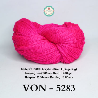 KATALOG - Benang Rajut Wool / Wol / Siet Yarn 200 gram VONEL (BENTUK HANK, TIDAK DIGULUNG) PART 2