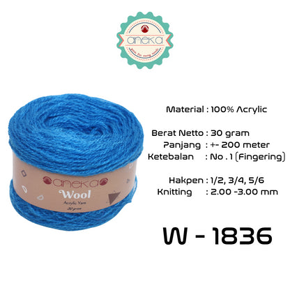 KATALOG - Benang Rajut Wool / Wol / Siet Yarn 30 dan 50 gram - 3