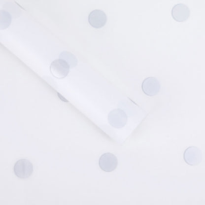 ANEKA - [ LEMBARAN ] Kertas Cellophane Buket Bunga [Polkadot] Flower Bouquet Wrapping Paper Celophane