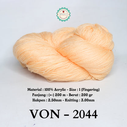 KATALOG - Benang Rajut Wool / Wol / Siet Yarn 200 gram VONEL (BENTUK HANK, TIDAK DIGULUNG) PART 2