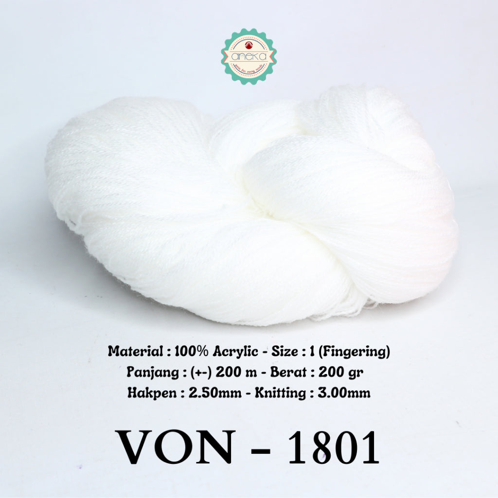 KATALOG - Benang Rajut Wool / Wol / Siet Yarn 200 gram VONEL (BENTUK HANK, TIDAK DIGULUNG) PART 1