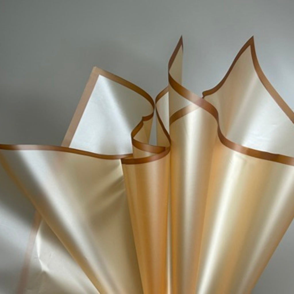 ANEKA - [ 20 Lembar ] Kertas Cellophane Buket Bunga [Matt List] Flower Wrapping Paper Celophane