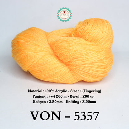KATALOG - Benang Rajut Wool / Wol / Siet Yarn 200 gram VONEL (BENTUK HANK, TIDAK DIGULUNG) PART 1