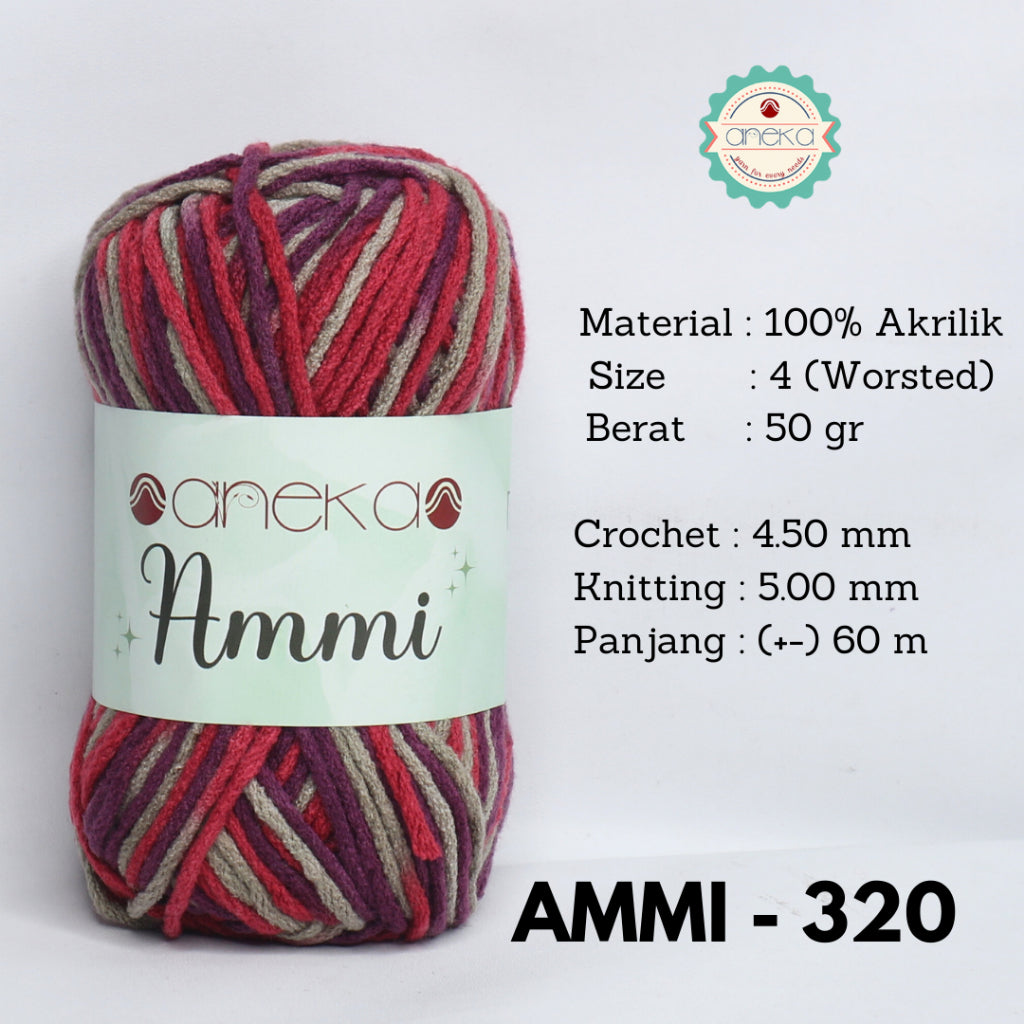 KATALOG - Benang Rajut Ammi Sembur / 100% Acrylic / 6 Ply Akrilik PART 2