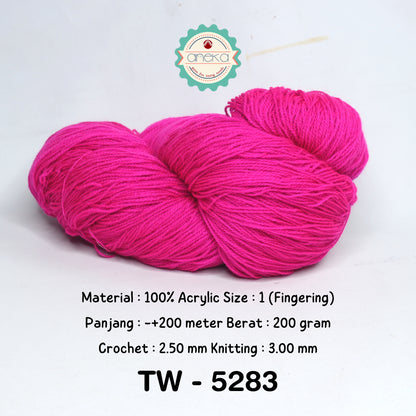 KATALOG - Benang Rajut Wool Aneka / Wol / Siet Yarn 200 gram (BENTUK HANK, TIDAK DIGULUNG) Part 1