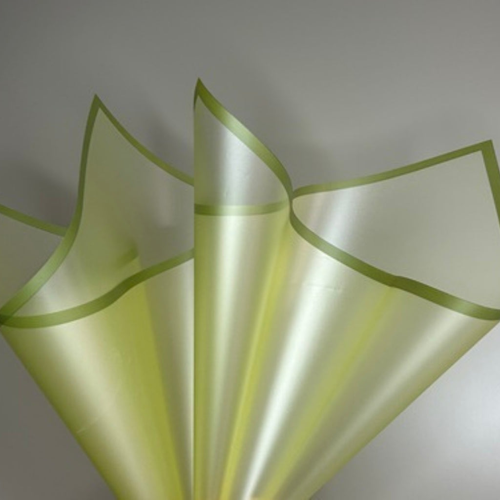 ANEKA - [ 20 Lembar ] Kertas Cellophane Buket Bunga [Matt List] Flower Wrapping Paper Celophane