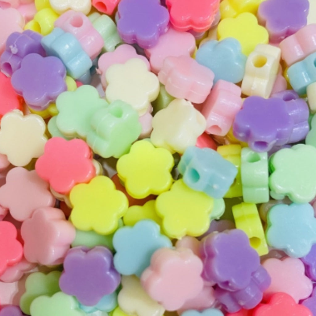 Mute Beads / DIY Craft Milk Pastel Motes - 20 GRAM