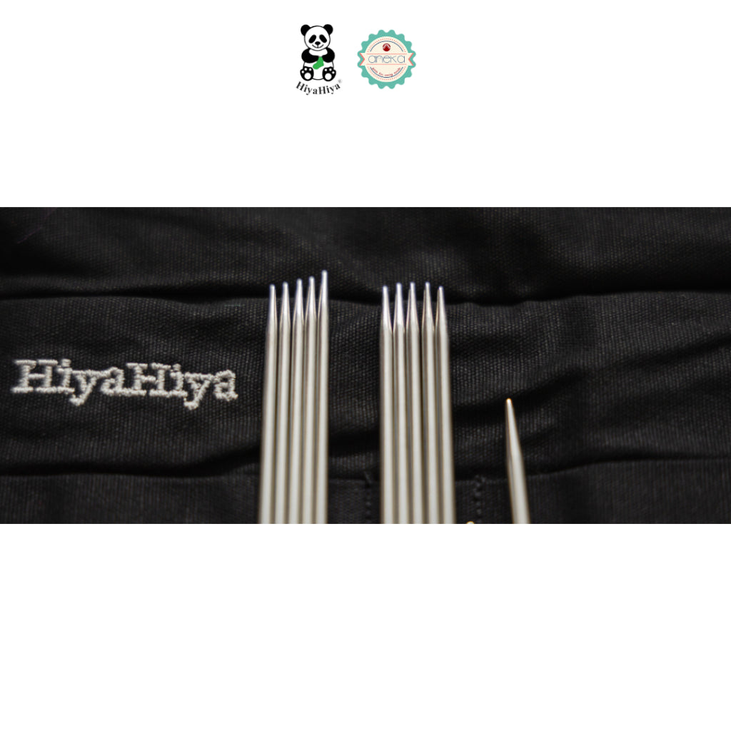 HiyaHiya - Alat Rajut Knitting 47" Steel Summer Essential Loop & Plus Set