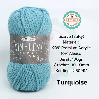 KATALOG - Benang Rajut Import King Cole Timeless Super Chunky / Premium Acrylic Yarn / Alpaca / Akrilik