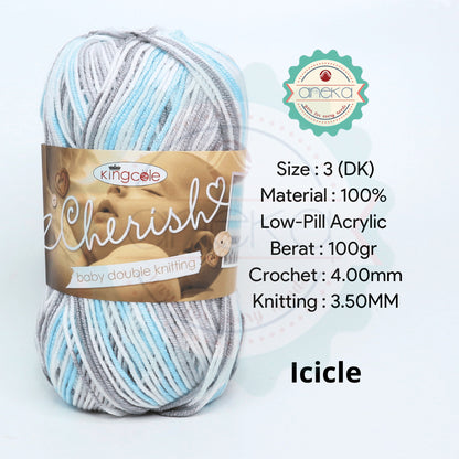 KATALOG - Benang Rajut Import King Cole Cherish / Acrylic Yarn / Akrilik