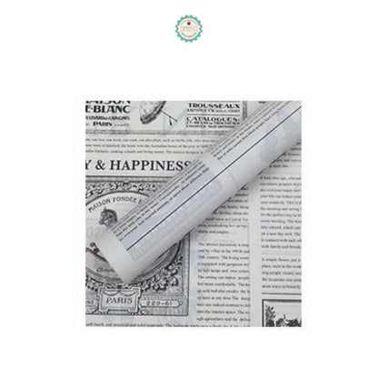 ANEKA - [ 20 Lembar ] Kertas Cellophane Vintage / Buket Bunga [ Vintage ] Flower Wrapping Paper Celophane
