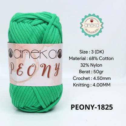 KATALOG - Benang Rajut Peony / T-Shirt Tutup Cotton Nylon Yarn / Katun Nilon