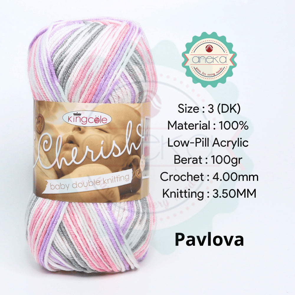 KATALOG - Benang Rajut Import King Cole Cherish / Acrylic Yarn / Akrilik