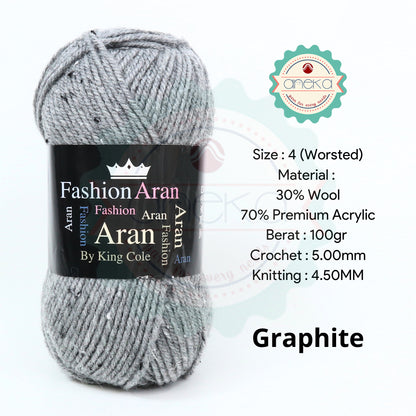 KATALOG - Benang Rajut Import King Cole Fashion Aran / Wool / Premium Acrylic