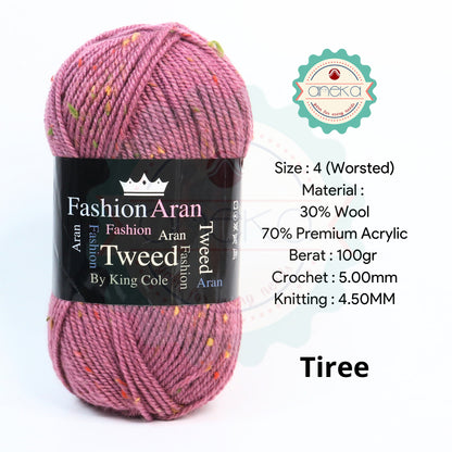 KATALOG - Benang Rajut Import King Cole Fashion Aran / Wool / Premium Acrylic