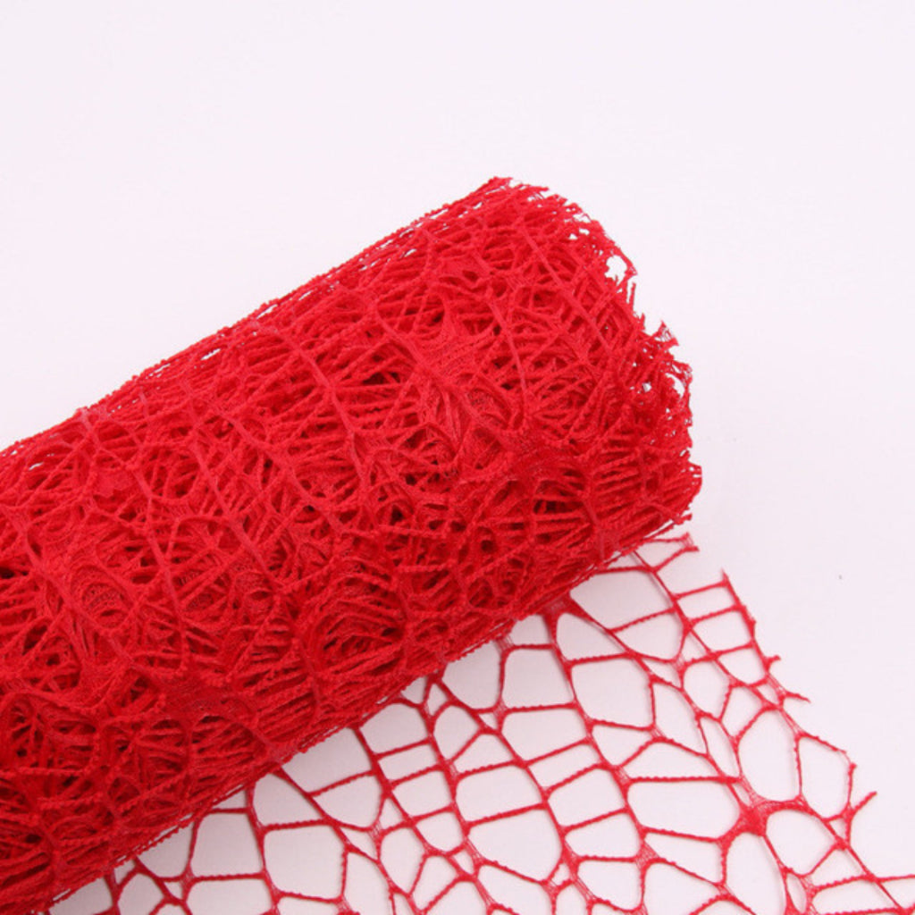 AnekaBenang - [ Lembaran ] Kertas Cellophane Buket Bunga [ Spider Net ] Flower Wrapping Paper Celophane
