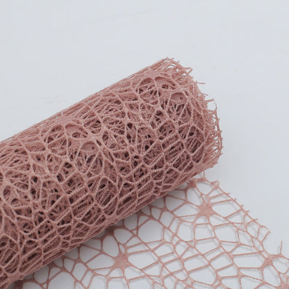 AnekaBenang - [ Roll ] Kertas Cellophane Buket Bunga [ Spider Net ] Flower Wrapping Paper Celophane