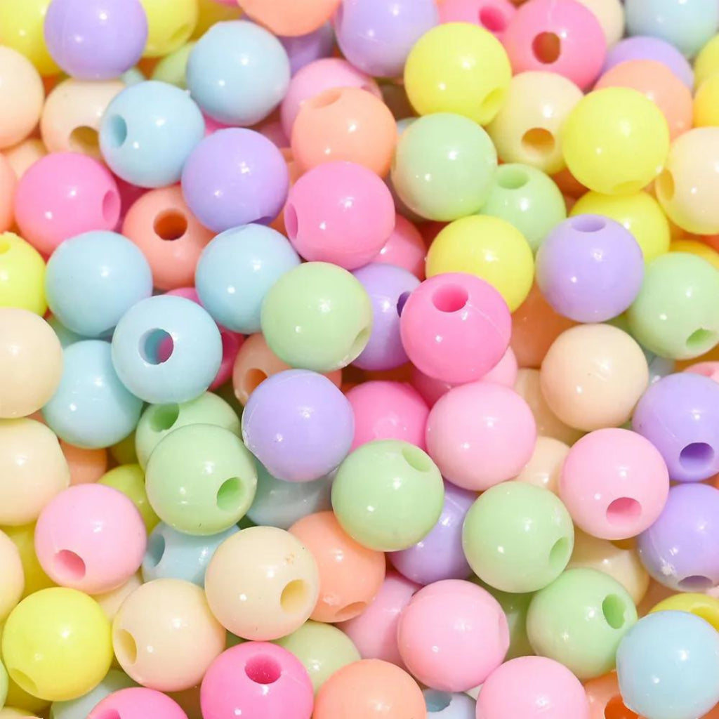 Mute Beads / DIY Craft Milk Pastel Motes - 20 GRAM