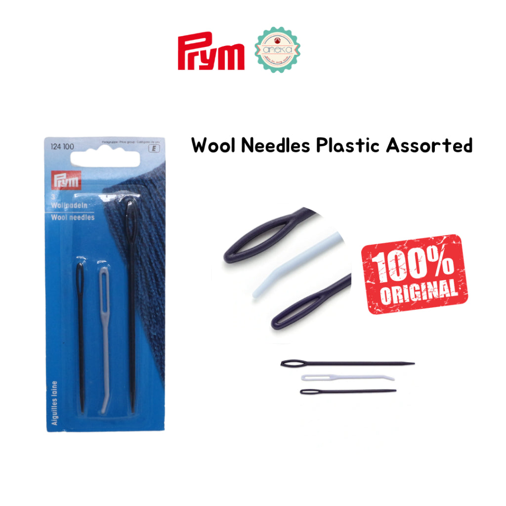Prym - Wool Needles Plastic / Alumunium Assorted