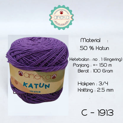 KATALOG - Benang Rajut Katun Polos Part 2