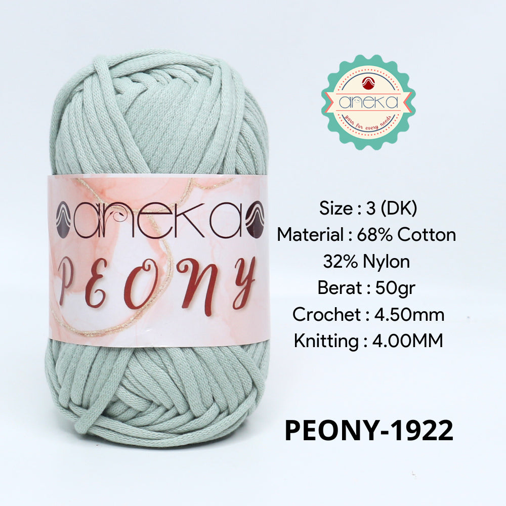 KATALOG - Benang Rajut Peony / T-Shirt Tutup Cotton Nylon Yarn / Katun Nilon