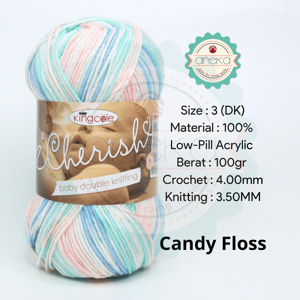 KATALOG - Benang Rajut Import King Cole Cherish / Acrylic Yarn / Akrilik