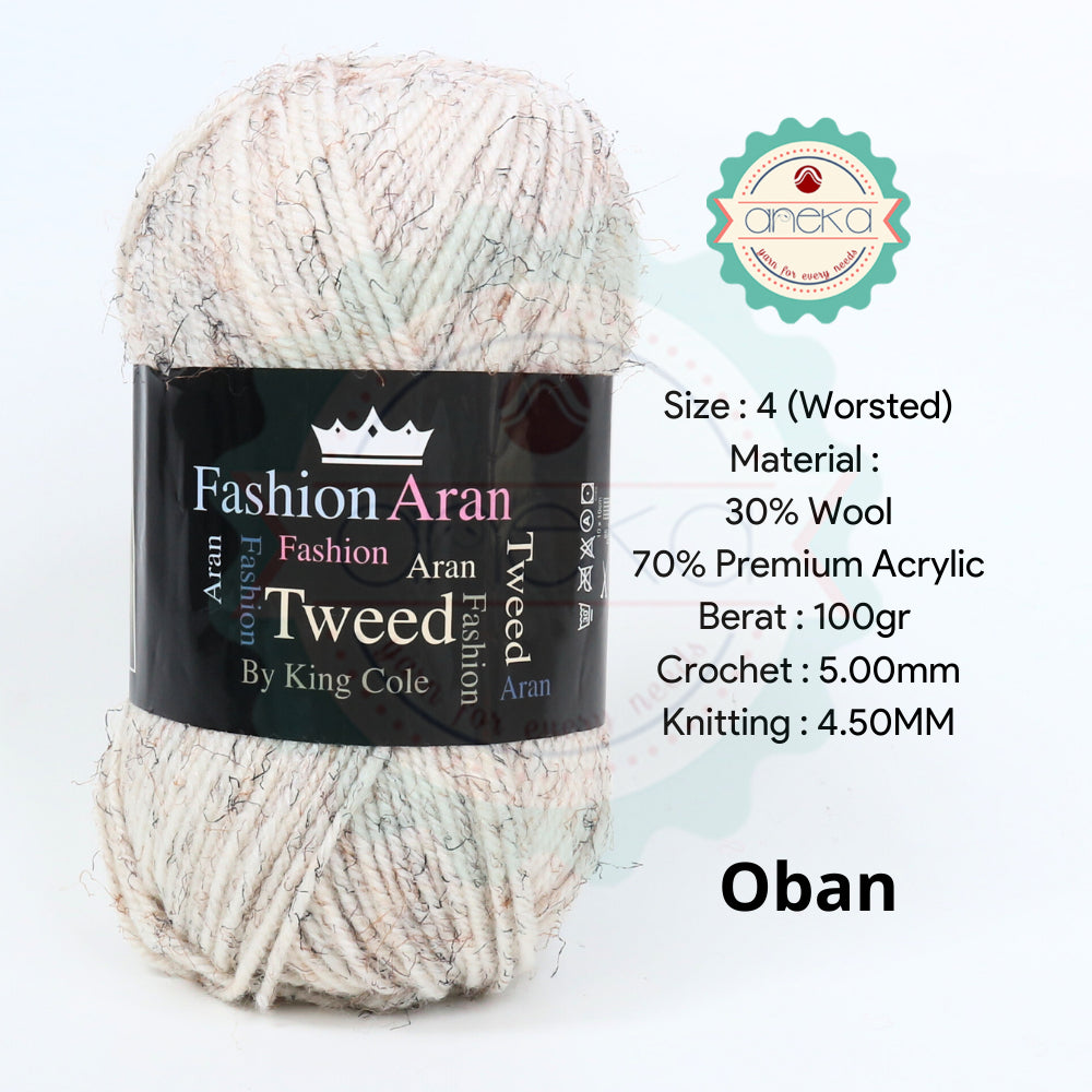 KATALOG - Benang Rajut Import King Cole Fashion Aran / Wool / Premium Acrylic