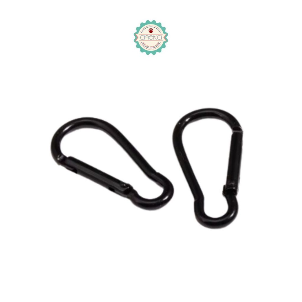 ANEKA - [5 PCS] Gantungan Kait Kunci Carabiner Warna Macaron / Color Carabiner Climbing Hook Keychain Ring Metal