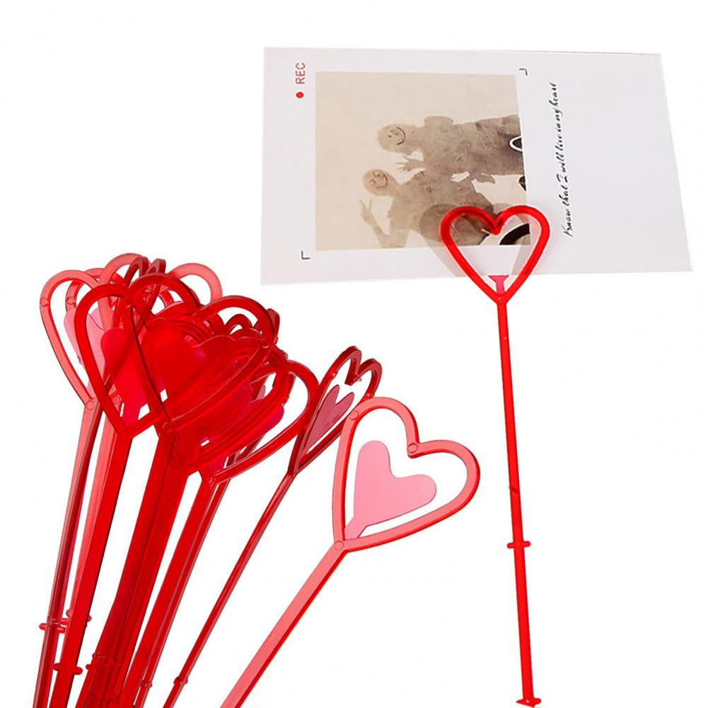 AnekaBenang - [2PCS] Love Greeting Card Sticks / Florist Bouquet Card Holder