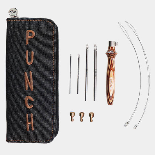 KnitPro - Punch Needle Set / Embroidery Tools / Embroidery Embroidery / Wooden Punch Needle / Embroidery Pen