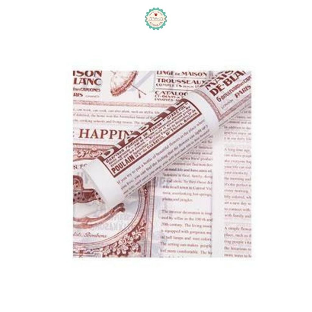 ANEKA - [ LEMBARAN ] Kertas Cellophane Vintage / Buket Bunga [ Vintage ] Flower Wrapping Paper Celophane