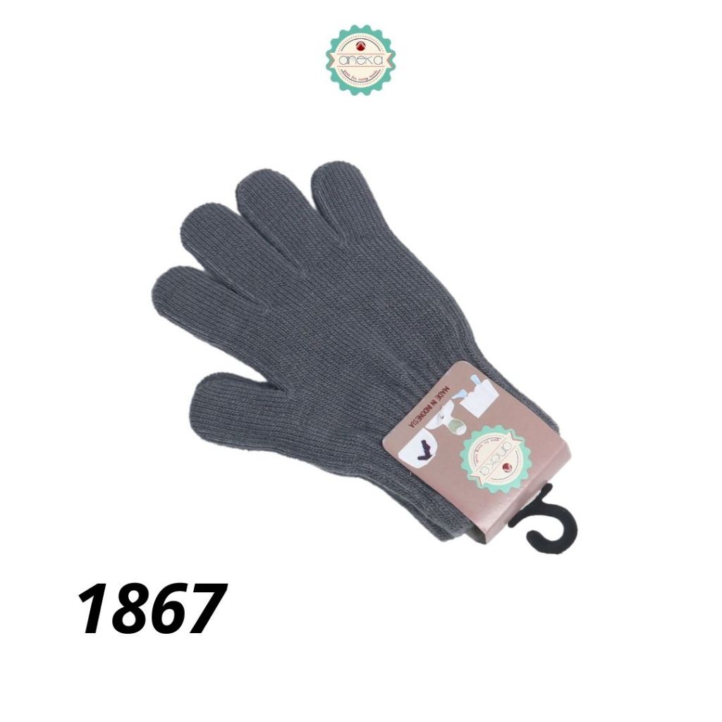 KATALOG - Sarung Tangan Anak Polos Bahan Rajut / Knit Gloves