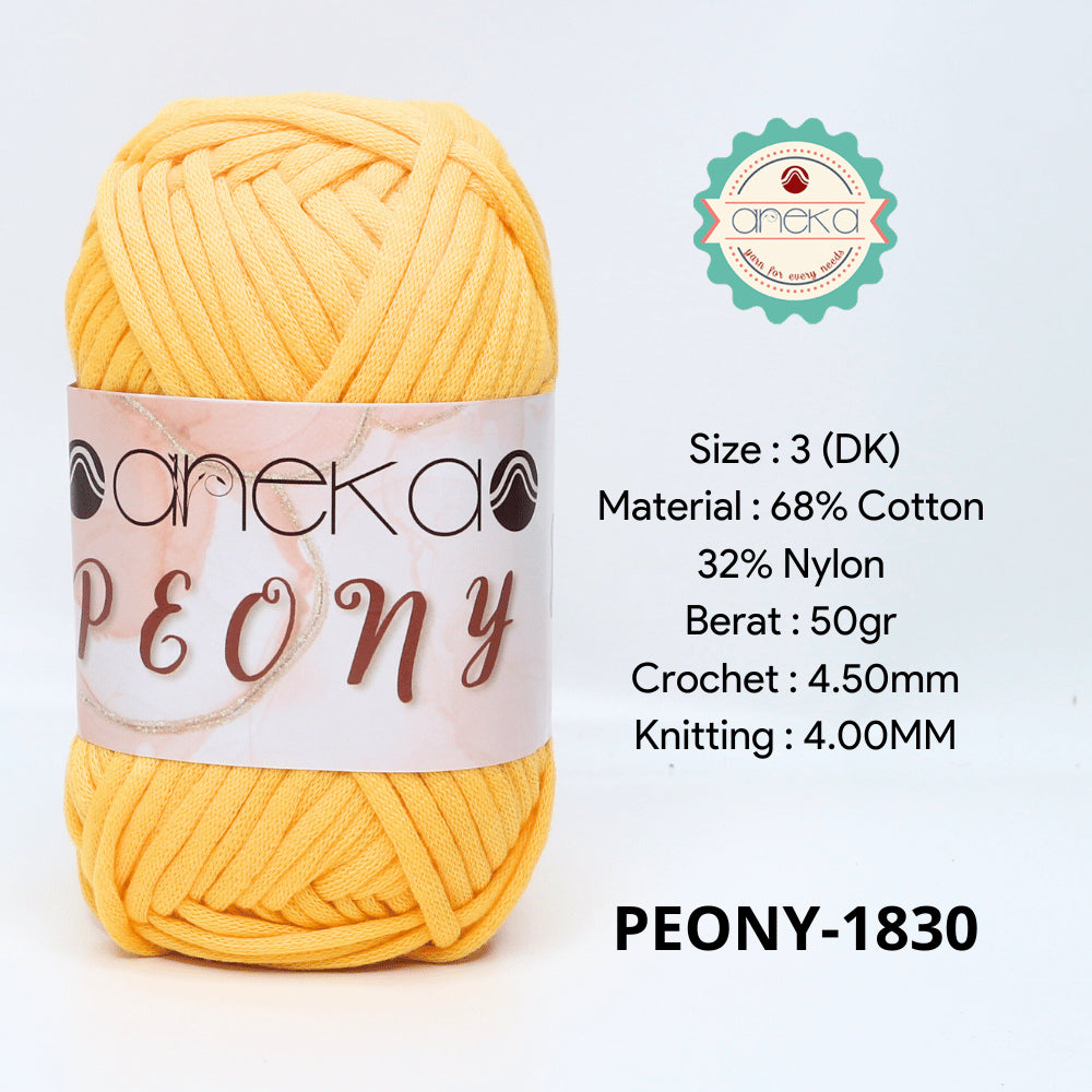 KATALOG - Benang Rajut Peony / T-Shirt Tutup Cotton Nylon Yarn / Katun Nilon