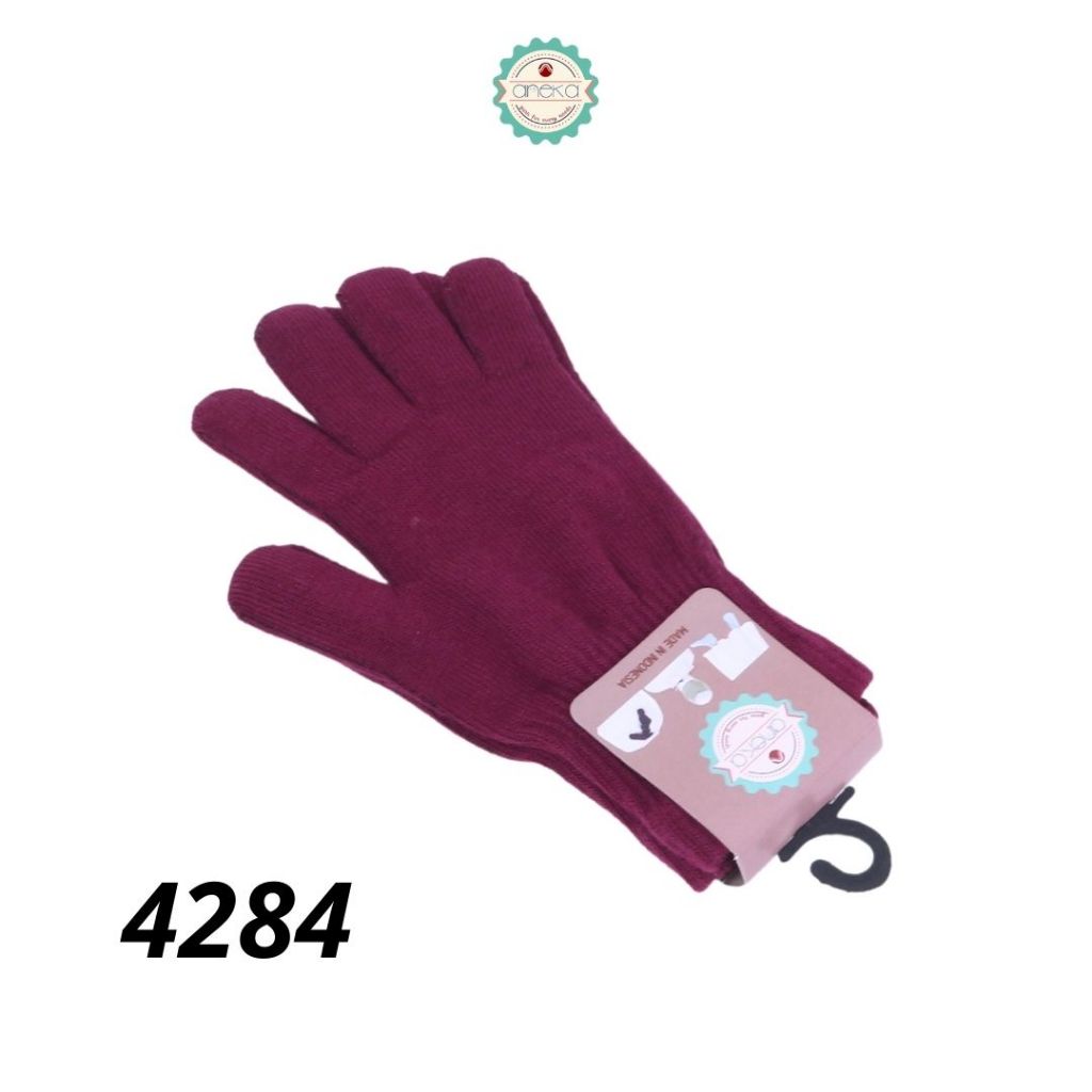 KATALOG - Sarung Tangan Anak Polos Bahan Rajut / Knit Gloves