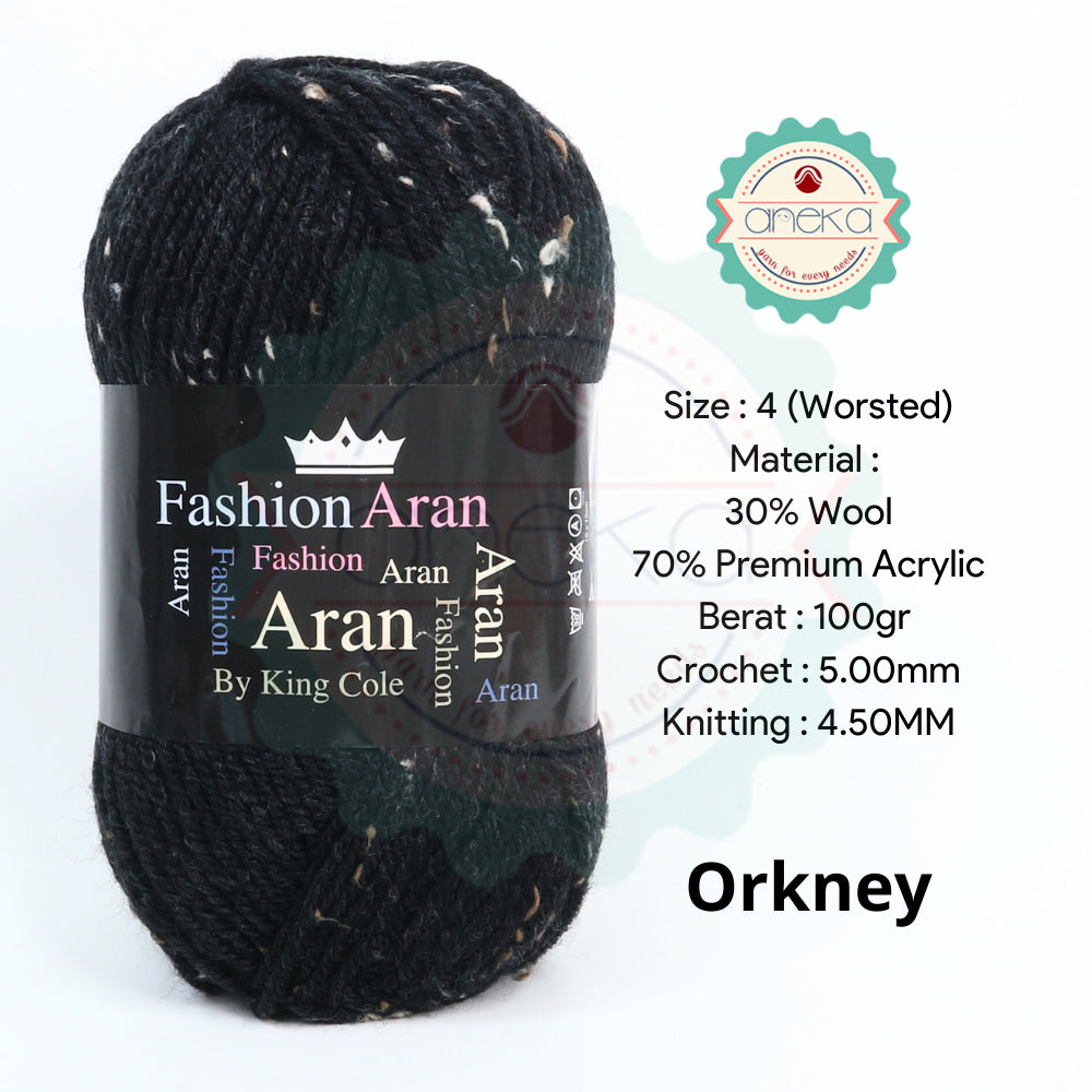 KATALOG - Benang Rajut Import King Cole Fashion Aran / Wool / Premium Acrylic